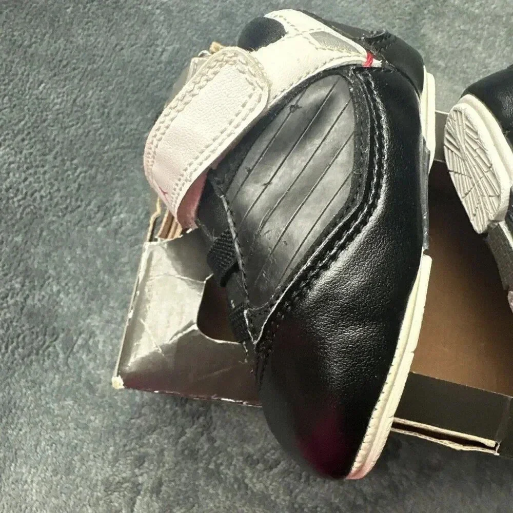 NEW! NIKE AIR JORDAN 2009 (CB) Black/Red-White TODDLERS SIZE 3C (343605 …